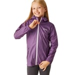 Regatta Kids Unisex Great Outdoors Childrens/Kids Pack It Jacket III Waterproof Packaway Black (Sunset Purple) material_Synthetic - Size 15-16Y