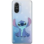 ERT GROUP Coque de téléphone Portable pour Xiaomi MI 11i/ REDMI K40/K40 Pro/POCO F3/ F3 Pro Original et sous Licence Officielle Disney Motif Stitch 006, partiel imprimé