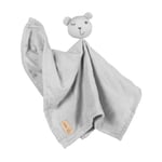 roba Doudou Ours Bio "Lil Planet" - Certifié OEKO TEX + GOTS - Coton Bio - Compagnon du Bébé - Gris Argenté