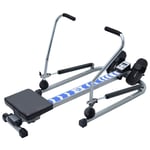 DSHUJC Rameur, Multifonction, avec écran HD, écran LCD, Charge maximale 140 kg, pour Bureau, Balcon, Salle de Sport