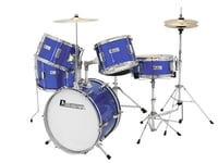 DIMAVERY JDS-305 Kids Drum Set, blue, DiMavery JDS-305 barn trumset, blå