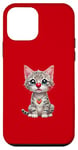 iPhone 12 mini Red Cat Nose Funny Day 2024 Red Cat Nose Cat Kids Girls Case