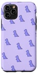 iPhone 11 Pro Funny & Cute Purple Dinosaur TRex In Purple For Women & Girl Case