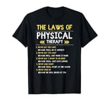 Funny Physical Therapist Art PT PTA Therapy For Men Women T-Shirt