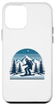 Coque pour iPhone 12 mini Snowboarder snowboard sur une colline