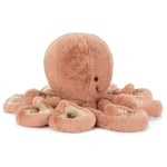 Jellycat Odell Octopus Soft Toy, Peach