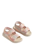 Sandal Open Toe Healy Print Pink Wheat