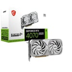 MSI GeForce RTX 4070 Super Ventus 2X White OC 12G GDDR6X Graphics Card