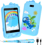 Téléphone Portable Pour Enfants,Appareil Photo Pour Enfants,Smartphone Pour Enfants,Jouet Avec Carte Téléphonique,Avec 28 Jeux D'Appel Sos,Appareil Photo,Musique,Réveil,Jouet Cadeau Licorne