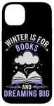 iPhone 14 Plus Reading All Winter Cozy Book Lover and Literary Escape Case