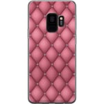 Samsung Galaxy S9 Transparent Mobilskal Exklusivt Rosa Mönster