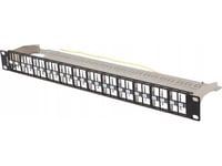 Lanberg Patchpanel Blank 48 Portar 1U 19" Ftp För Keystone-Moduler Svart