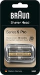 Braun Series 9 Electric Shaver Replacement Head 94M Silver - Fits Pro Razors