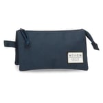 MOVOM Always on The Move Trousse triple bleue 22 x 12 x 5 cm Polyester L, bleu, Trousse triple