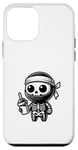 Coque pour iPhone 12 mini Cute Diet Ninja Shake Protéiné Squelette Ninja