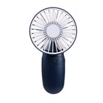 Mini Pocket Fan Cool Air Hand Held Cooler Cooling Fans Power By 2x AAA Battery 149x48x80mm-Blue