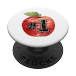 #1 Number One Champion Special Best Apple Classic PopSockets Adhesive PopGrip