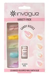 Invogue Candy Kisses Oval Nails - Variety Pack (120 Pieces)