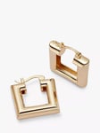 Daisy London Mini Chunny Square Hoop Earrings