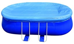 Jilong JL017241N Lot de 4 bâches pour piscines ovales avec Structure, 540 x 304 x 106 cm, Bleu