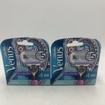 8 Gillette Venus Vera Bradley Blade Cartridge Refill Ft Swirl Embrace Razor Olay