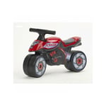 Falk - Porteur Trotteur Baby Moto x Racer Draisienne - Allure sportive - Larges roues - Rouge