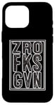 iPhone 16 Pro Max Zero F ks Given Bold Graphic Zro Fks Gvn Case