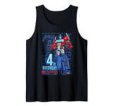 TRANSFORMERS Optimus Prime 4th Birthday Tank Top