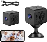 1080P Camera Surveillance pour la Surveillance de la Maison avec Vision Nocturne et Détection de Mouvement,Camera Surveillance WiFi,Camera Interieur WiFi sans Fil,Mini Camera(1)(Q278)