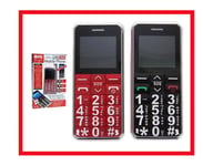 BIG DIGIT MOBILE PHONE LARGE DIGITS SOS BUTTON UNLOCKED SENIOR CITIZEN XMAS GIFT