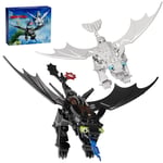 MOC Toothless Dragon Night Light Fury Building Kits How to Train Your Dragon Toy