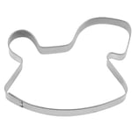 Staedter Mini Emporte-pièce en Forme de Cheval à Bascule, Argent, 6.5 cm