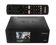 Xsarius AIMAX OTT BT 4K UHD LCD AndroidTV 8.0 Player H.265 WLAN Svart