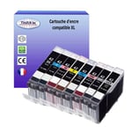 8 Cartouches compatibles avec Canon Pixma Pro 100, Pro 100S remplace Canon CLI-42 - T3AZUR