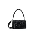 Desigual Accessoires PU à Travers Le Sac de Corps, Femme, Noir, Taille Unique