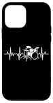 Coque pour iPhone 12 mini Batterie de musique ECG Heartbeat Band Drum Kit