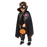 Amscan- Peppa Pig Deguisement Halloween Cape Set, 10237177, Noir, Taille Unique