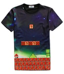 Mario Retro Gamer T-shirt (all Over 3d Printed Cartoon Super Mario T Shirt)