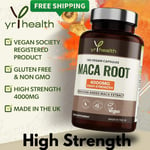 Maca Root Capsules 4000mg - 180 Vegan High Strength Capsules Black Maca