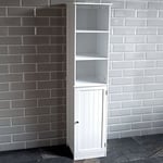 Bath Vida Priano Bathroom Cabinet Storage Cupboard Floor Standing Tallboy Unit, White