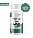 Vitality Line Svart Hvitløk 500 Mg 60 Kapsler