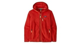 Veste polaire femme patagonia retro pile hoody rouge