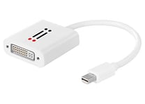 Aiino - Adaptateur et convertisseur Video de Mini DisplayPort vers DVI, Compatible avec Intel® Thunderbolt, connectez Un Moniteur DVI ou Apple Cinema Display à Un Ordinateur/MacBook avec DisplayPort