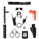 Dress Up America Ultimate All-In-One Police Accessory Role Play Set for Kids