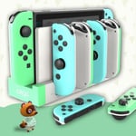 Support De Quai De Chargeur À 4 Emplacements Pour Animal Crossing Pour Interrupteur Nintendo Joy Con, Accessoires De Commutateur