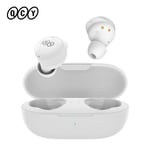 (QCY T17-WHITE) T17-nappikuuloke Bluetooth True Wireless -nappikuulokkeet BT5.1 HIFI-kuulokkeiden kosketusohjaus Low Latency Mode ENC-nappikuuloke, pitkä valmiustila 26h-kuulokkeet ja kuulokkeet