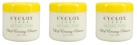 Cyclax Night Cream Nature Pure Oil Of Evening Primrose 300ml x 3