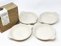 Petit Gratin Gift Box Set Of 4 Dishes In Cream & Bon Appetit Placemats 1 x Pad (50 Sheets)