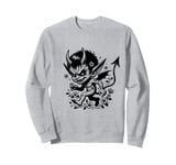 Anime Devil Japanese Folklore Yokai Sweatshirt