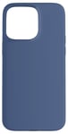 Coque pour iPhone 15 Pro Max Couleur bleu cadet simple